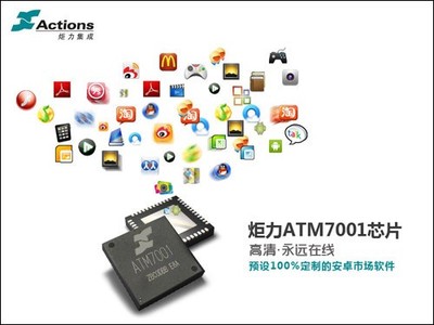 娱乐·永远在线 炬力ATM7001定制安卓软件